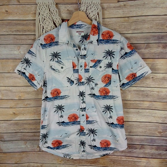 True Religion Other - True Religion | Hawaiian Buddha Horseshoe Shirt